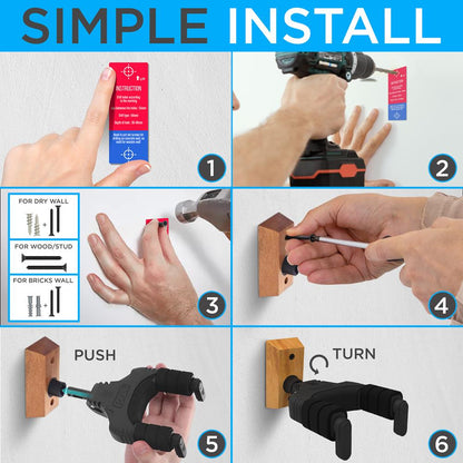 Guitar Wall Hanger Mount Stand