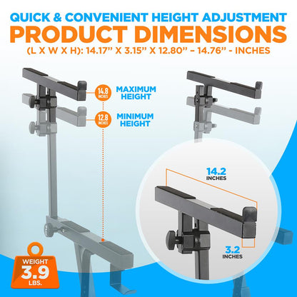 product image number 2 for Pyle 2Nd Tier For Z Keyboard Stand
