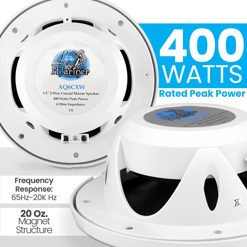 product image number 3 for Lanzar Lanzar'S  2-Way Marine Speakers