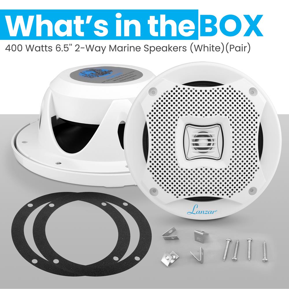 product image number 7 for Lanzar Lanzar'S  2-Way Marine Speakers