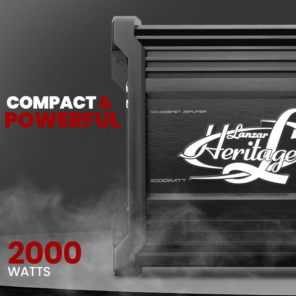 product image number 5 for Lanzar 2000 Watt Mono-Block Vehicle Amp