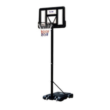 Hurtle 10-Foot Basketball Hoop - Height Adjustable Portable Junior Basketball Goal System For Kids And Teens, Indoor/Outdoor Driveway Hoop With Sturdy Base, Shatterproof Backboard, And Easy-Move Wheels (Clear) HUBSKBHP10CL