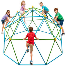 Hurtle 10Ft Geometric Climbing Dome For Kids 3+, Holds Up To 4–5 Children, With Rounded Safe Edges, Easy-Grip Handles, And Quick Setup For Indoor And Outdoor Use (Blue And Green) HUCD10