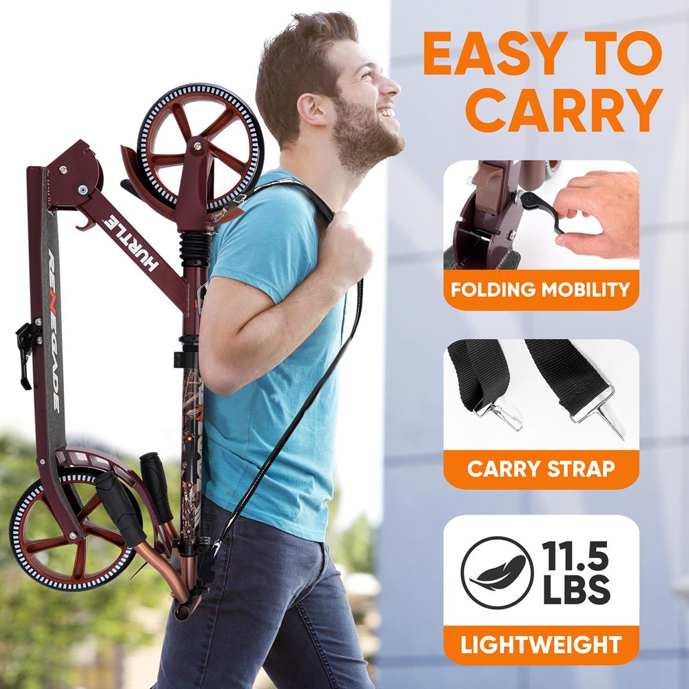 product image number 4 for Hurtle Foldable Kick Scooter