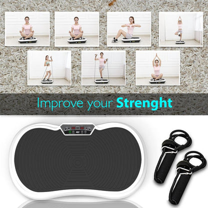 Vibration Platform for Weight Loss, 20 Speeds, ABS, Includes Remote
