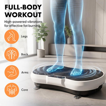 Vibration Platform for Weight Loss, 20 Speeds, ABS, Includes Remote