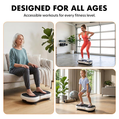 Vibration Platform for Weight Loss, 20 Speeds, ABS, Includes Remote