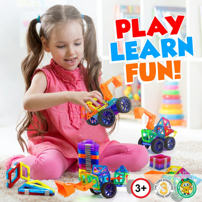 product image number 4 for Hurtle Magnetic Blocks Wheels Set