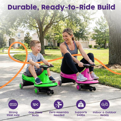 Ride-On Swing Car