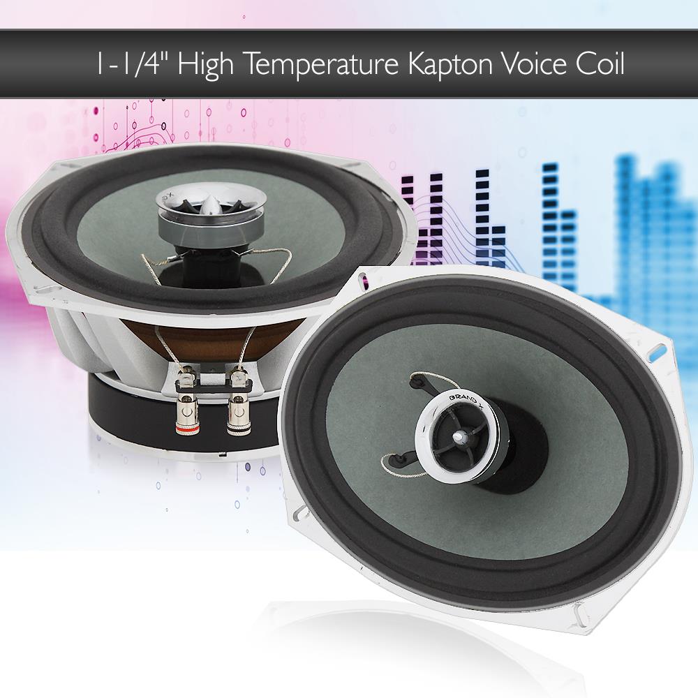 product image number 3 for BrandX Pro Audio 6 X 9 In Component Speakers