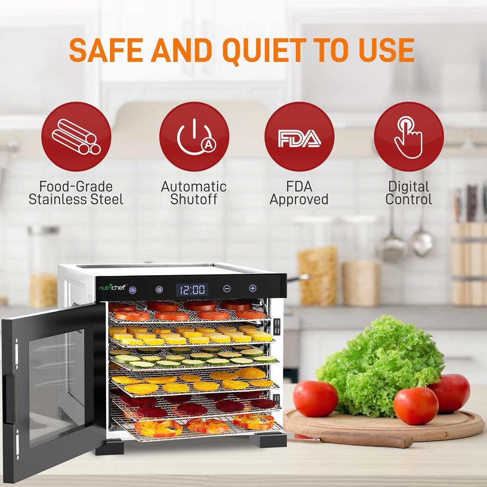 product image number 2 for NutriChef Premium Food Dehydrator Machine