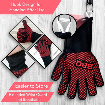 product image number 3 for NutriChef Bbq Grill Gloves