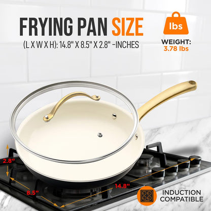 Non-Stick Fry Pan With Lid
