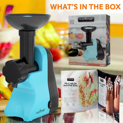 Electric Frozen Dessert Maker - Healthy Treats - 150W - Blue
