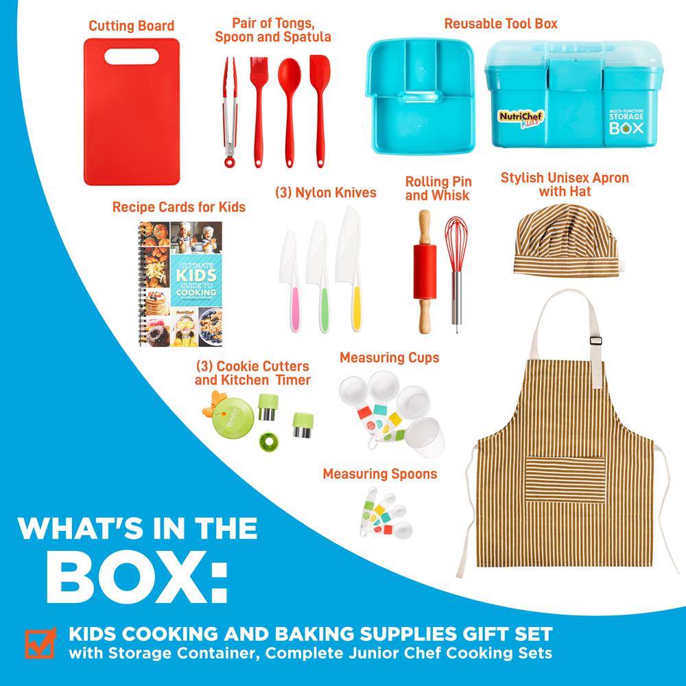 product image number 4 for NutriChef Kids Cooking And Baking Supplies Gift Se