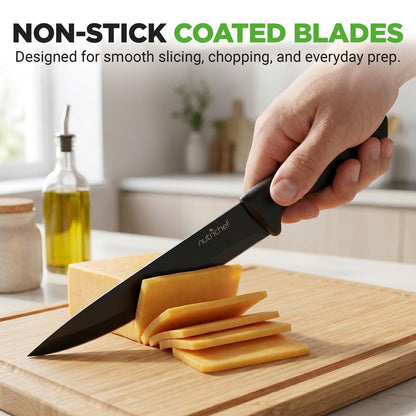 7-Piece Knife Set for Precision Cutting, Stainless Steel, Acrylic Stand