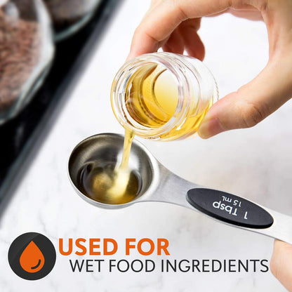 product image number 4 for NutriChef Kitchen Measuring Spoons