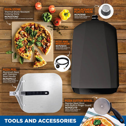 Nonstick Pizza Peel, Foldable Aluminum Base, Stainless Steel Handle