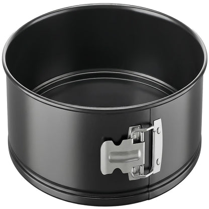 9" Nonstick Springform Cake Pan, Easy Release, Carbon Steel, Black