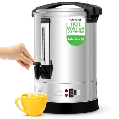 13L Water Boiler & Dispenser, Consistent Heat, Stainless Steel, Silver