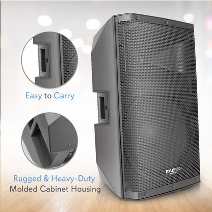 Bluetooth PA Speaker 1400W High-Powered 15" Subwoofer Black
