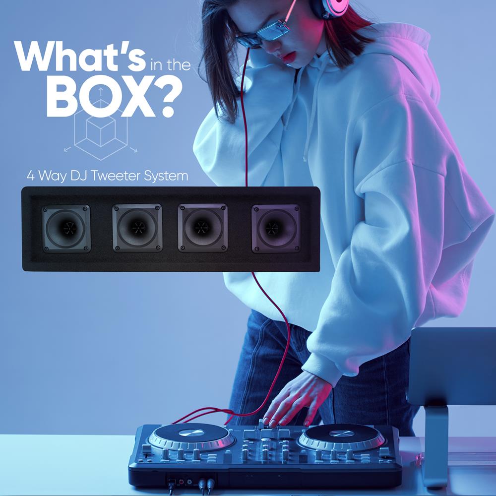 product image number 2 for Pyle 4-Way Dj Tweeter System