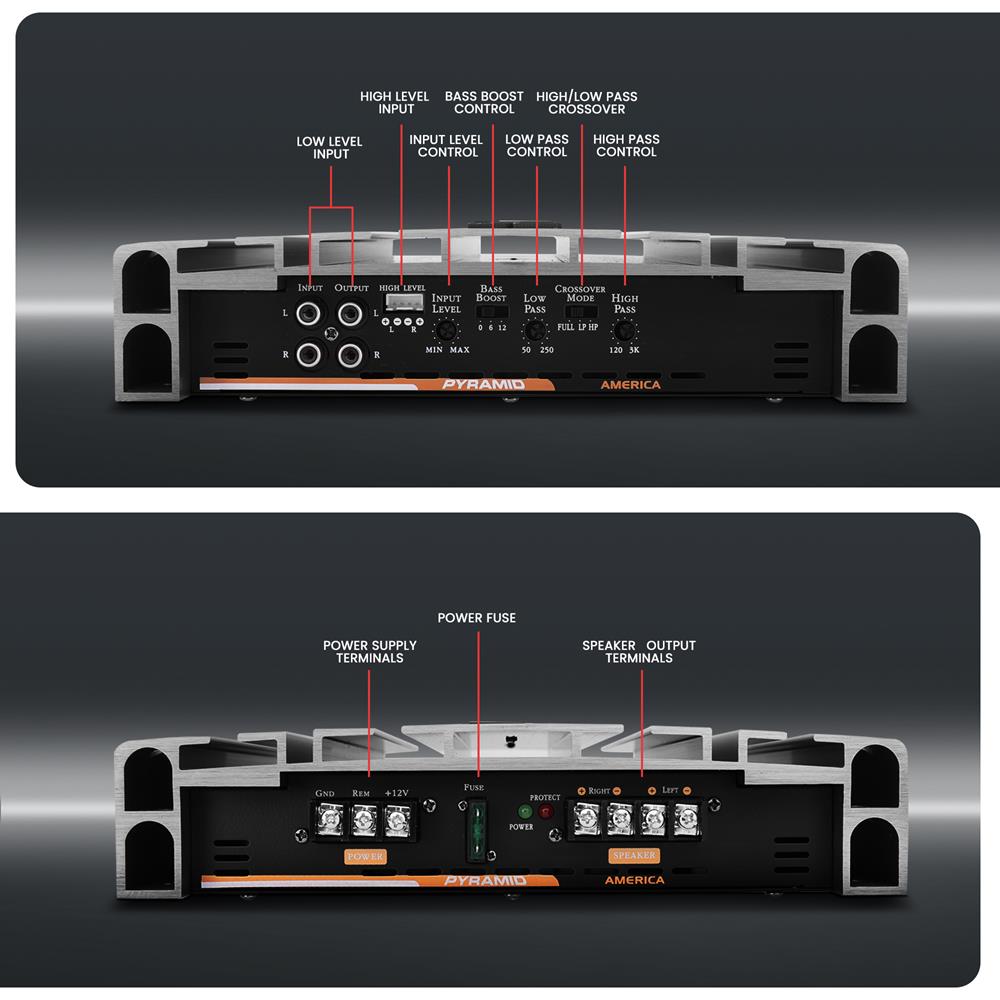 product image number 2 for Pyramid Pyramid 2 Channel Amplifier