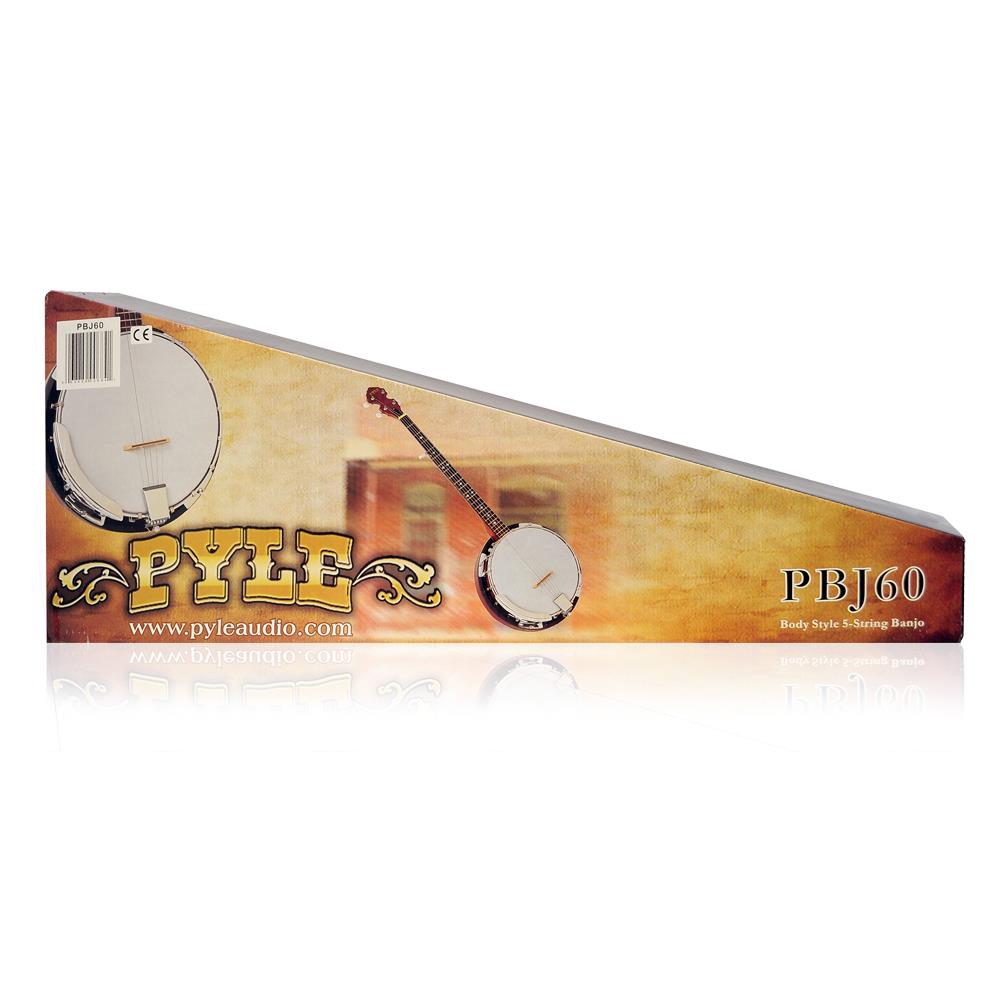 product image number 5 for Pyle 5-String Banjo With White Jade Tune Pegs