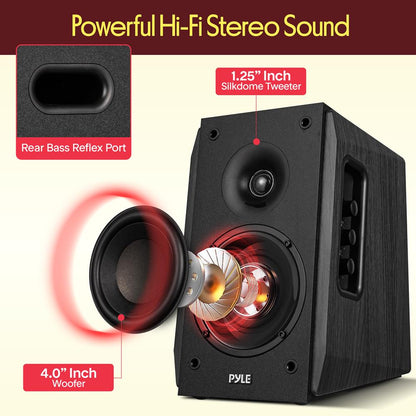 80W Bookshelf Speaker