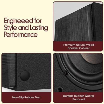 80W Bookshelf Speaker
