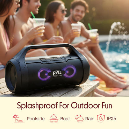 Wireless Bluetooth Boombox Speaker - Monstrous Sound, Waterproof, 40W