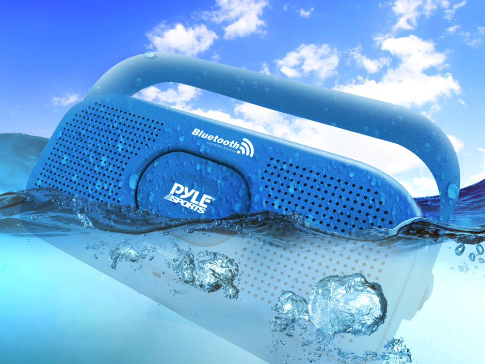 product image number 2 for Pyle Surf Sound Bluetooth Stereo Speaker
