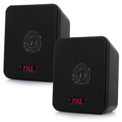 4'' Mini Cube Bookshelf Speakers