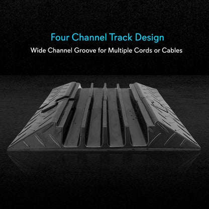 product image number 2 for Pyle Cable Ramp End Caps Finish Pieces, 4-Ch.