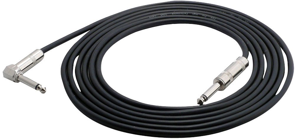 product image number 1 for Pyle 12 Gauge 12Ft 1/4'' Male To Right Angle