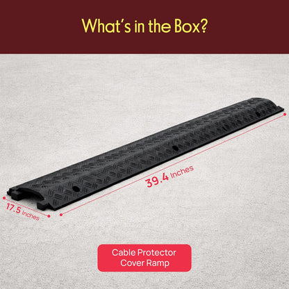 Cable Cover Ramp Safety Track, 1-Ch.