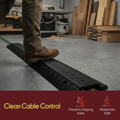 Cable Cover Ramp Safety Track, 1-Ch.