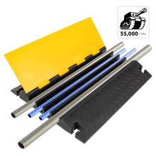 product image number 1 for Pyle Cable Cover Ramp Safety Track, 4-Ch.