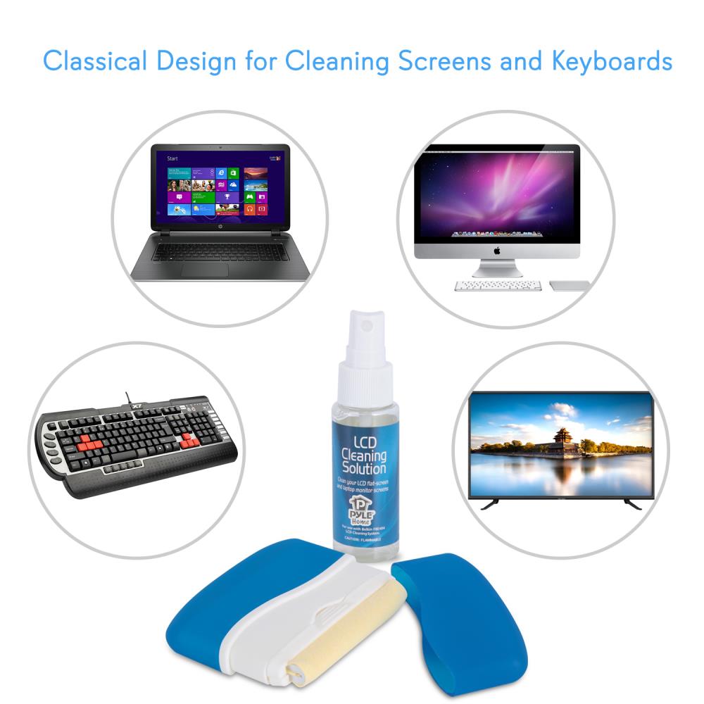 product image number 2 for Pyle Lcd Screen & Computer Keyboard 8 Pc Clea