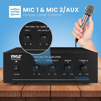 60W Bluetooth Power Amplifier with USB SD FM Radio