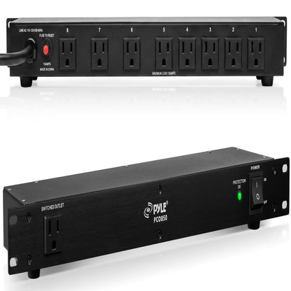Surge Protector Power Strip 9 Outlets 15A Rack Mount AC Filter