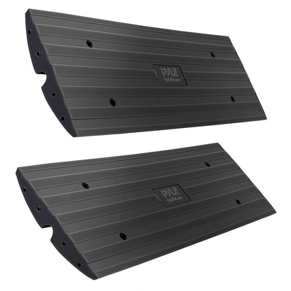 Driveway Curb Ramps 11,000lb Capacity Heavy Duty Rubber 4ft 2pc Set