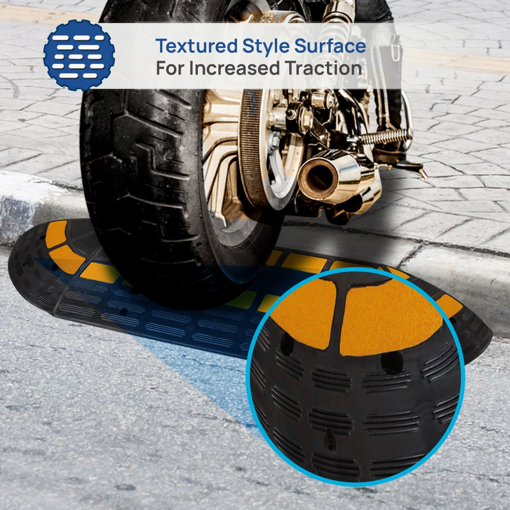 product image number 3 for Pyle Vehicle Curb Ramp End Caps, 2 Pcs.