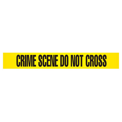 Crime Scene Tape Set 656ft Durable Polyethylene Yellow