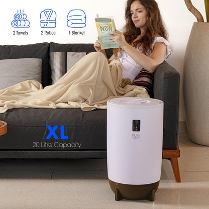 Single Touch Towel And Blanket Warmer With Fragrant Disc Holder