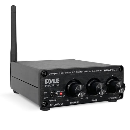 Bluetooth Mini Audio Amplifier 200W Aluminum Compact Wireless Streaming