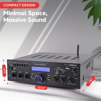 Bluetooth Home Stereo Amplifier Receiver