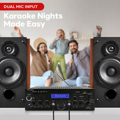 Bluetooth Home Stereo Amplifier Receiver