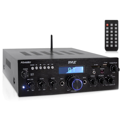 200W Bluetooth Home Stereo Amplifier with FM & USB