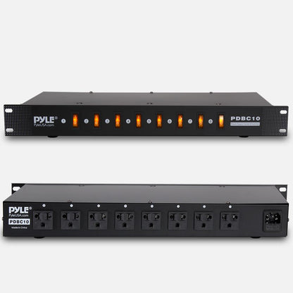 product image number 2 for Pyle Power Supply 8 Outlet With Switches